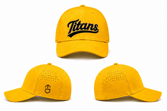 Titans Signature Series – Legacy Cap | Premium Curved Baseball Cap - Yellow