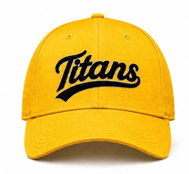 Titans Signature Series – Legacy Cap | Premium Curved Baseball Cap - Yellow