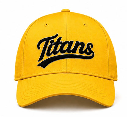 Titans Signature Series – Legacy Cap | Premium Curved Baseball Cap - Yellow