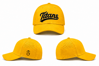 Titans Signature Series – Legacy Cap | Premium Curved Baseball Cap - Yellow